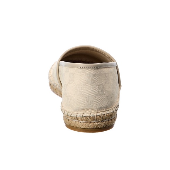 GUCCI Canvas & Leather Espadrilles - Picture 2 of 7
